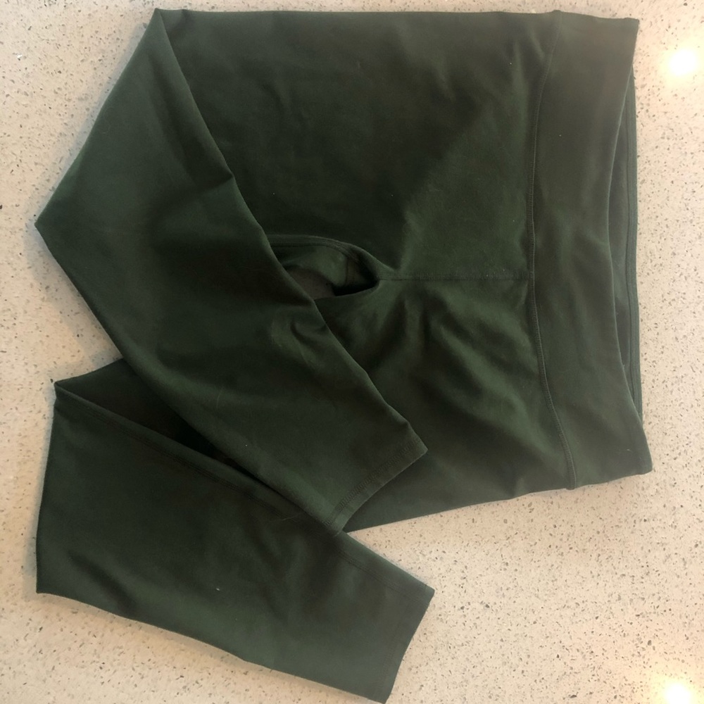 Fabletics XL High Rise Green Leggings